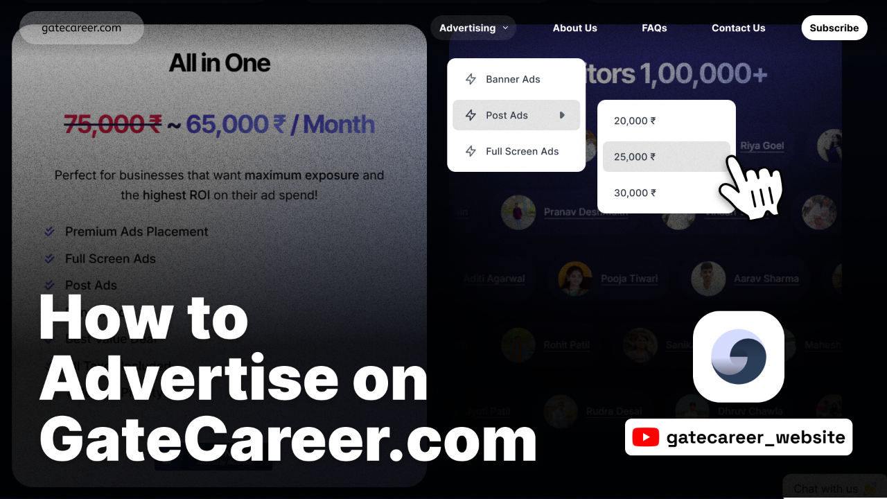 How to Advertise on GateCareer.com – A Complete Step-by-Step Guide