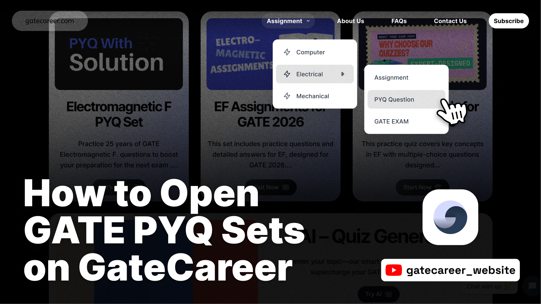 How to Open GATE PYQ Sets with Solutions on GateCareer | Step by Step Guide